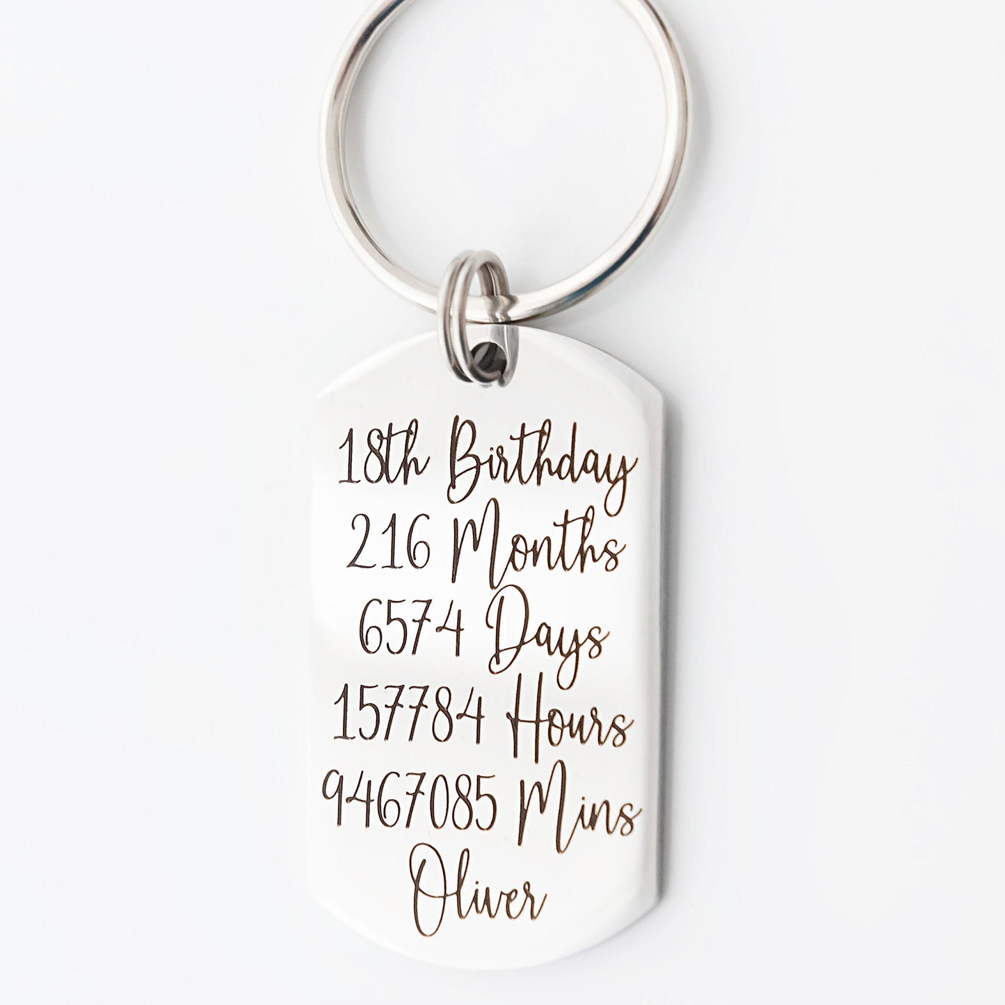 18th Birthday Keyring