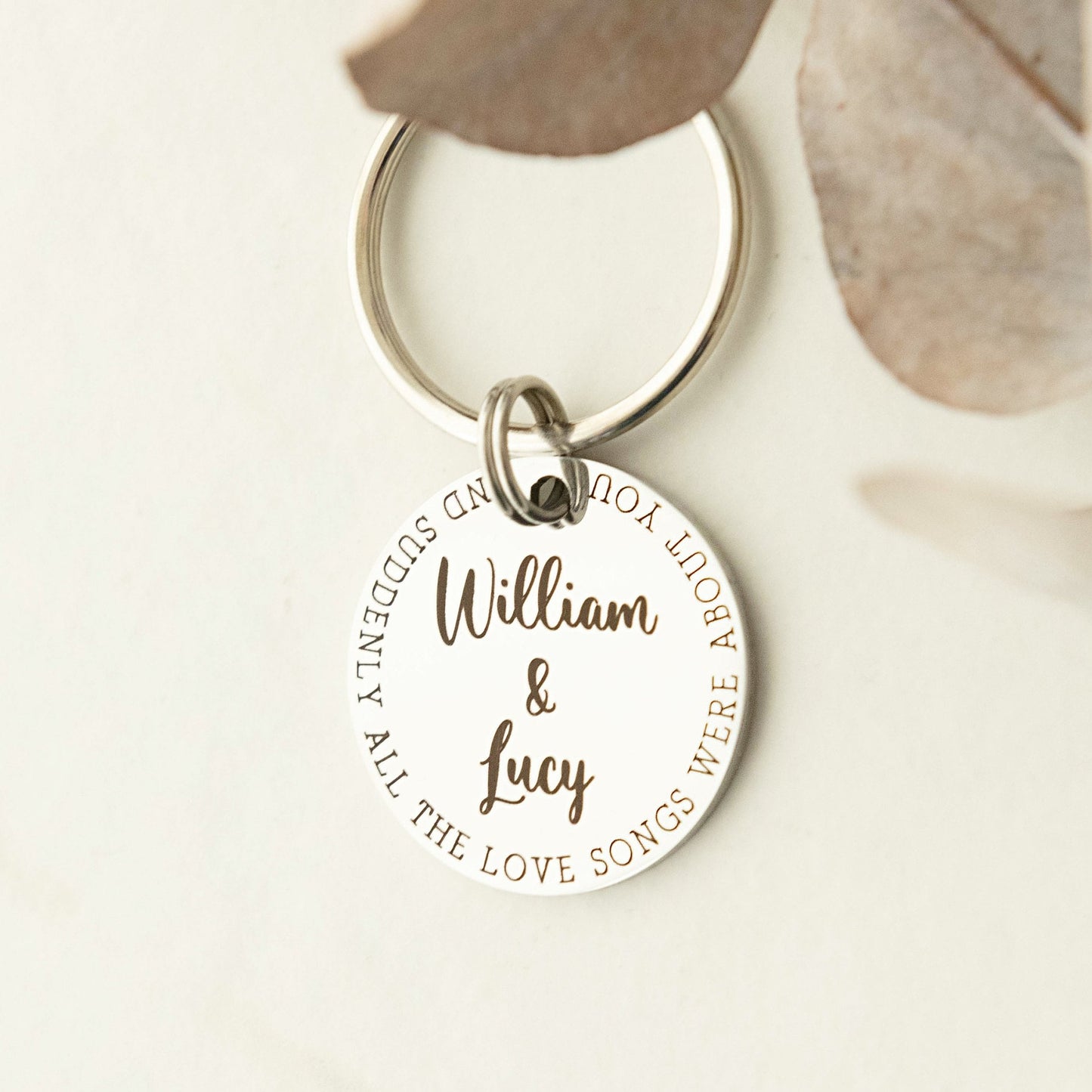 All the love songs are about you Keyring