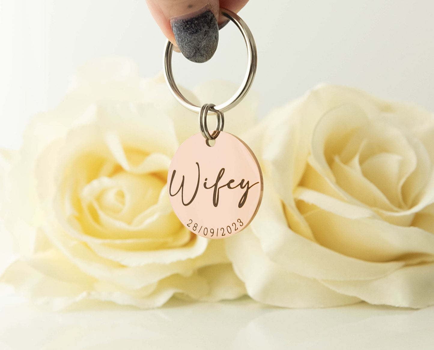 Wifey and Hubby Keyrings