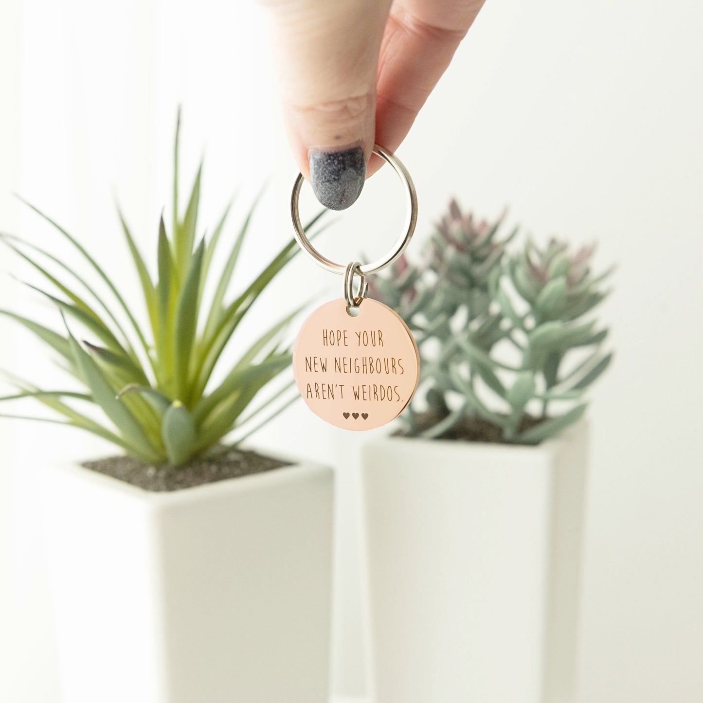Hope your neighbours aren't weirdos Keyring