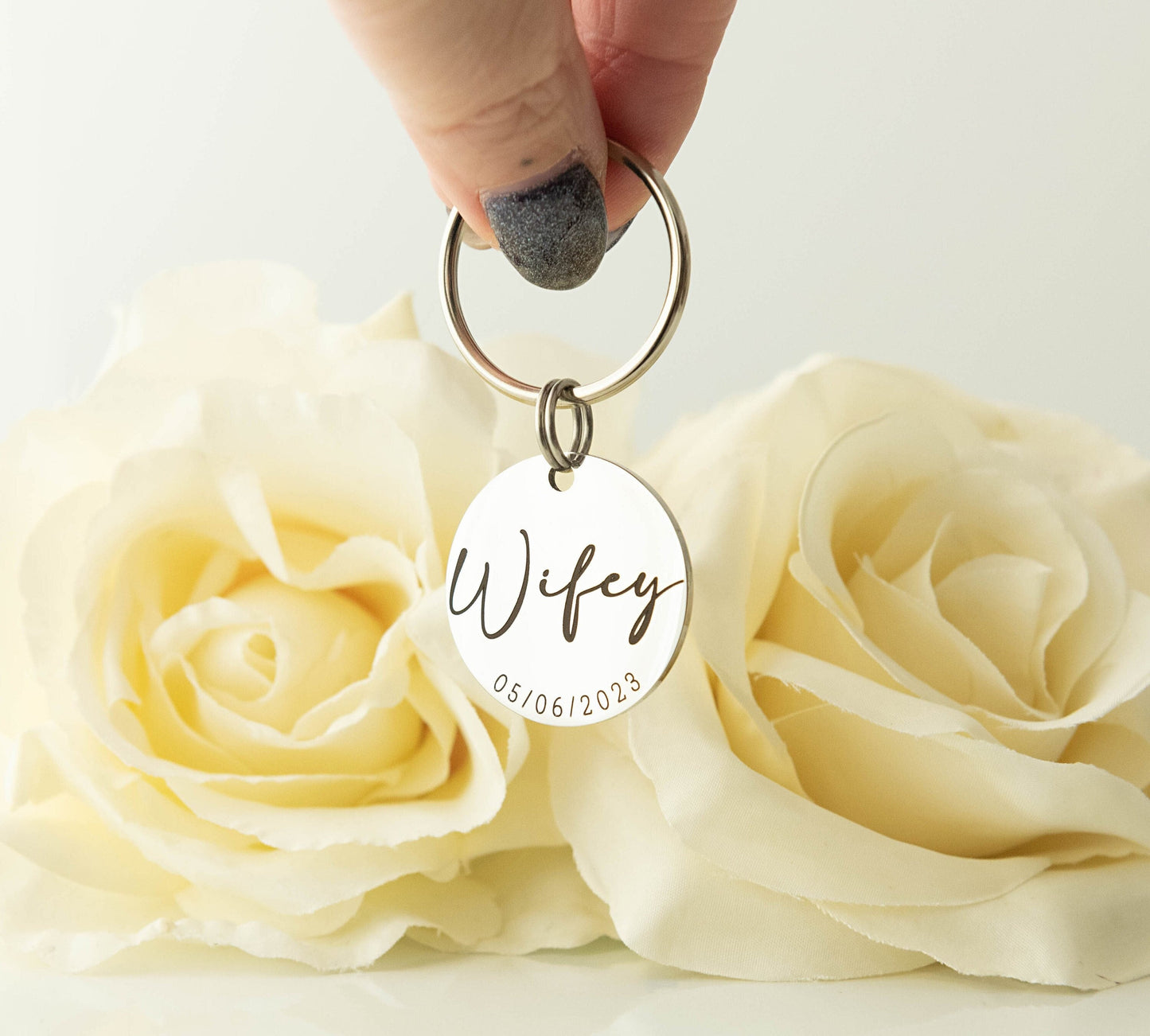 Wifey and Hubby Keyrings