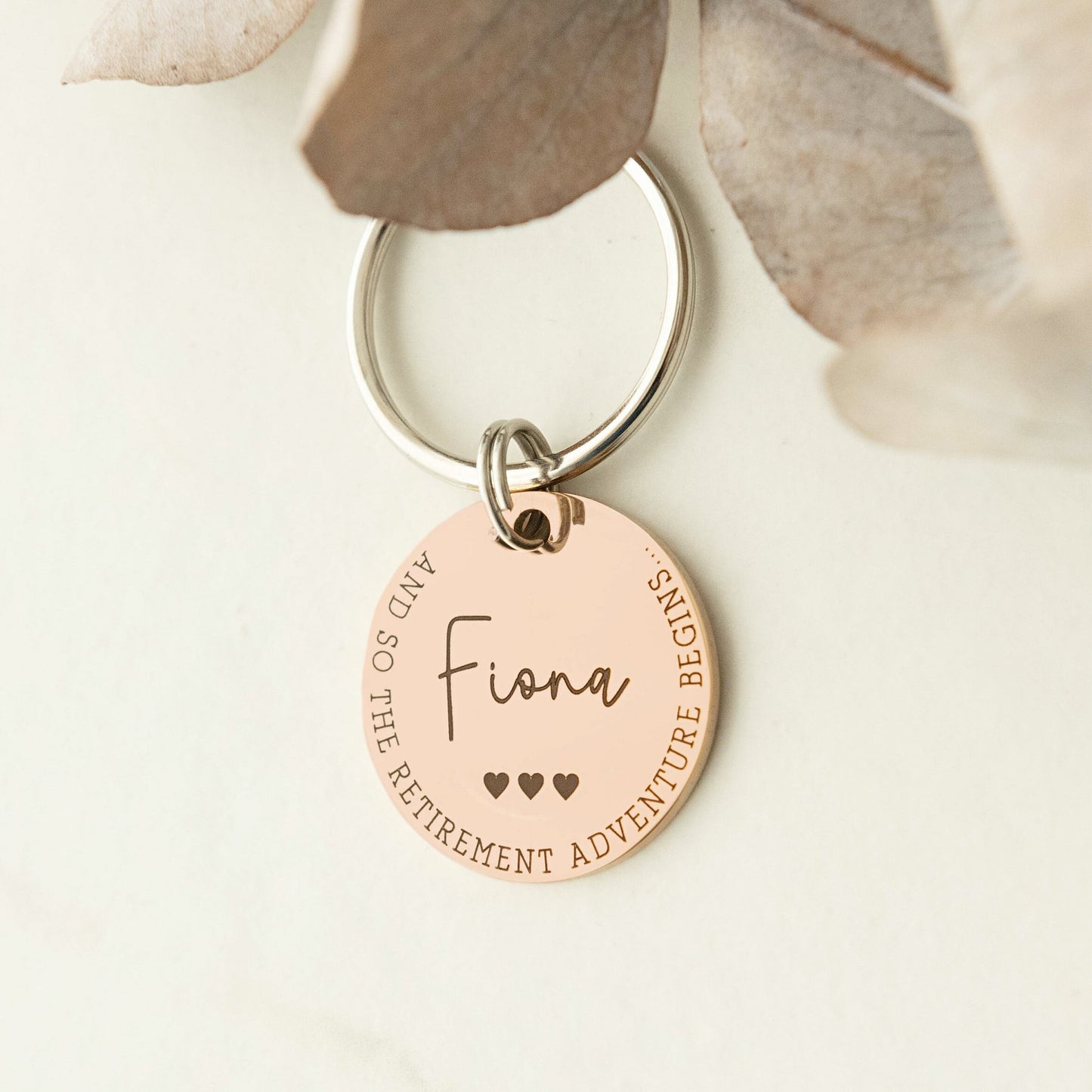 And so the retirement adventure begins keyring