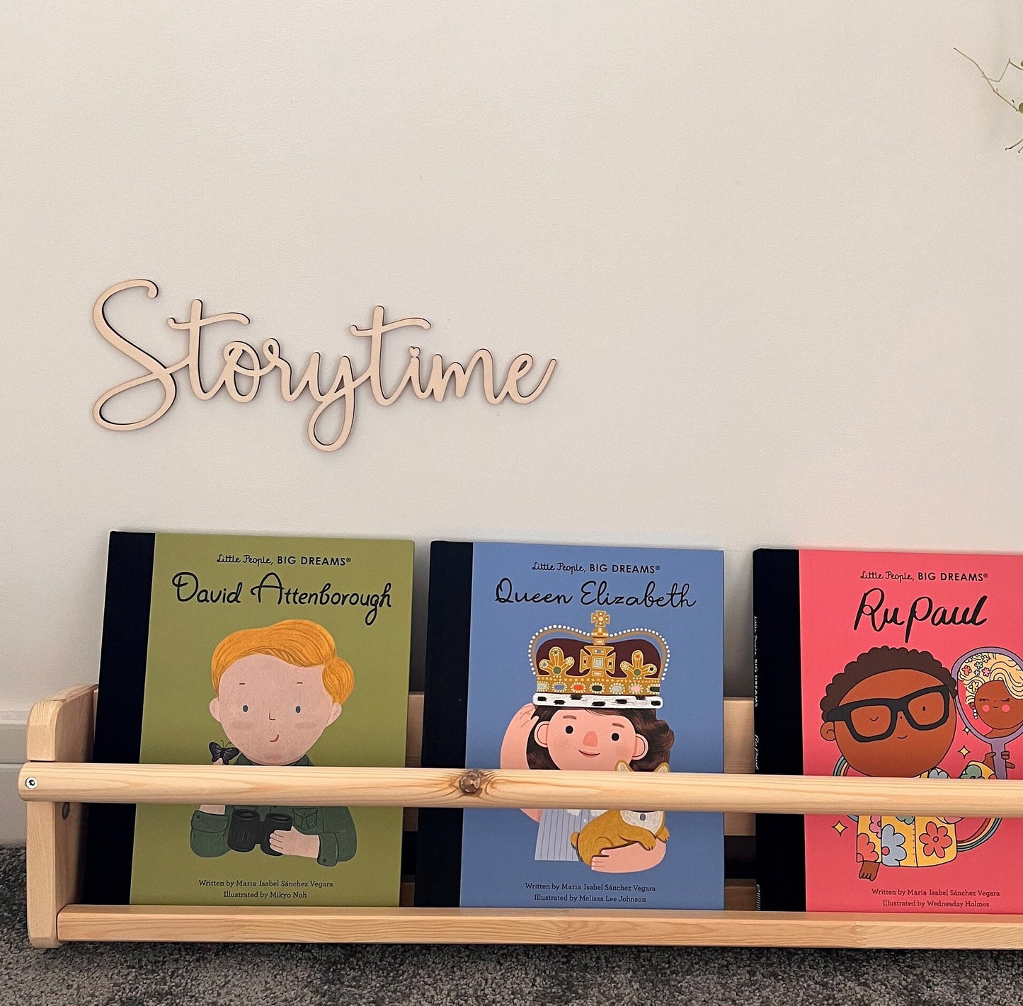 Storytime Sign - Reading Corner Sign - Wooden Sign for Nursery - Nursery Decor - Children's Bedroom - Gift for Baby - Home Decor - Baby Sign
