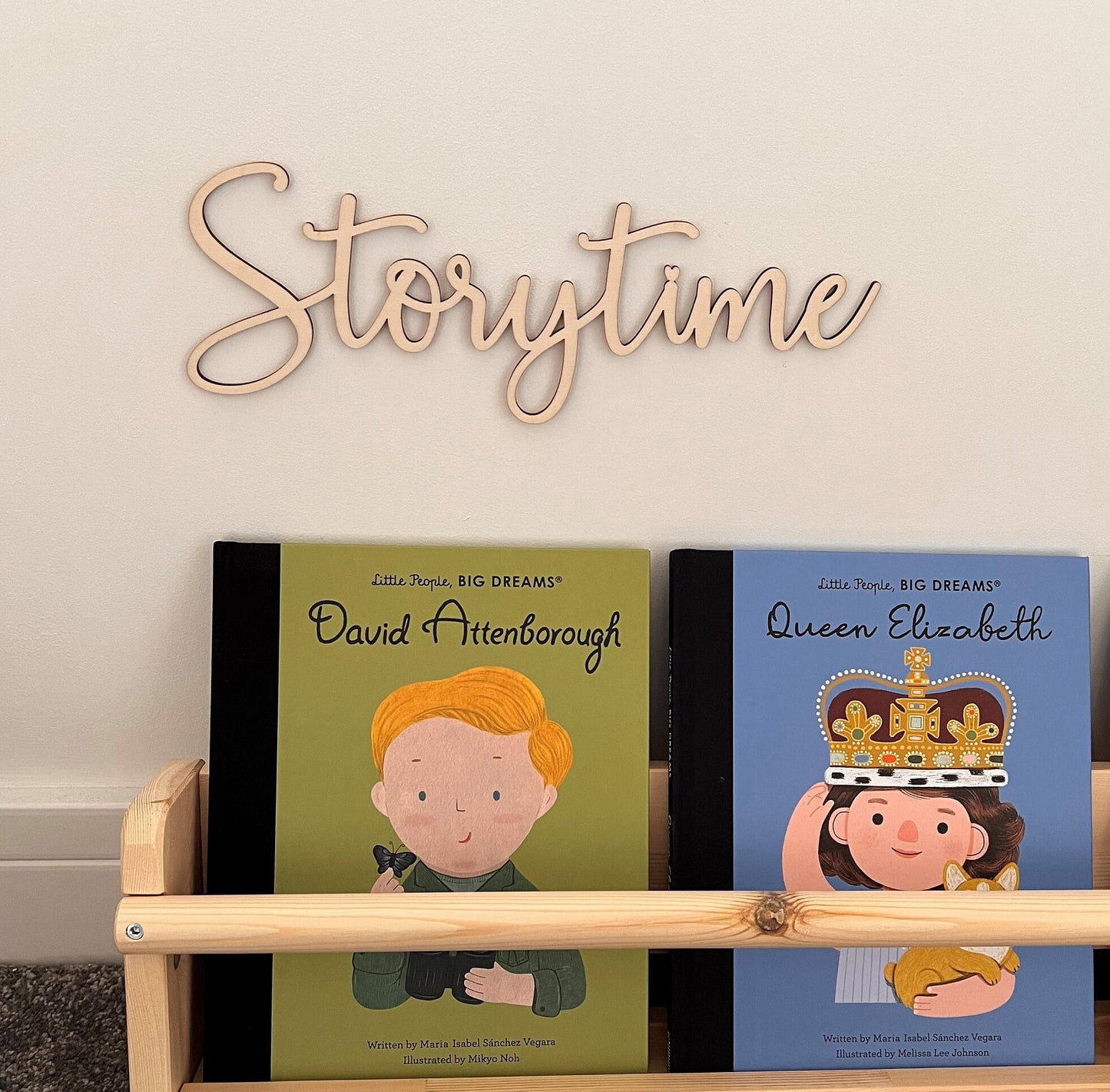 Storytime Sign - Reading Corner Sign - Wooden Sign for Nursery - Nursery Decor - Children's Bedroom - Gift for Baby - Home Decor - Baby Sign
