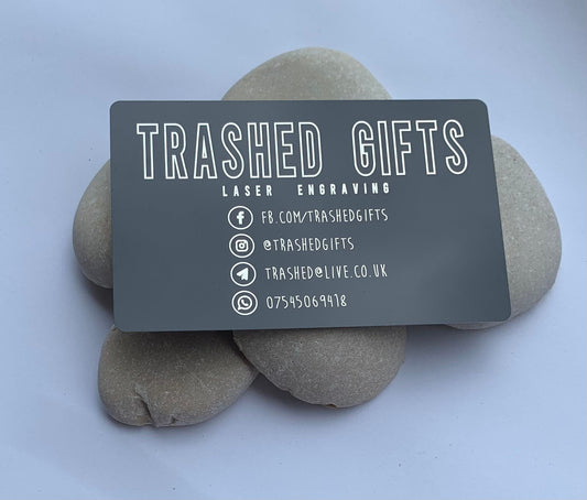 Business Card - Custom Business Card - Personalised Business Card - Black Business Card - Custom Logo - Engraved Card - Business Card Design