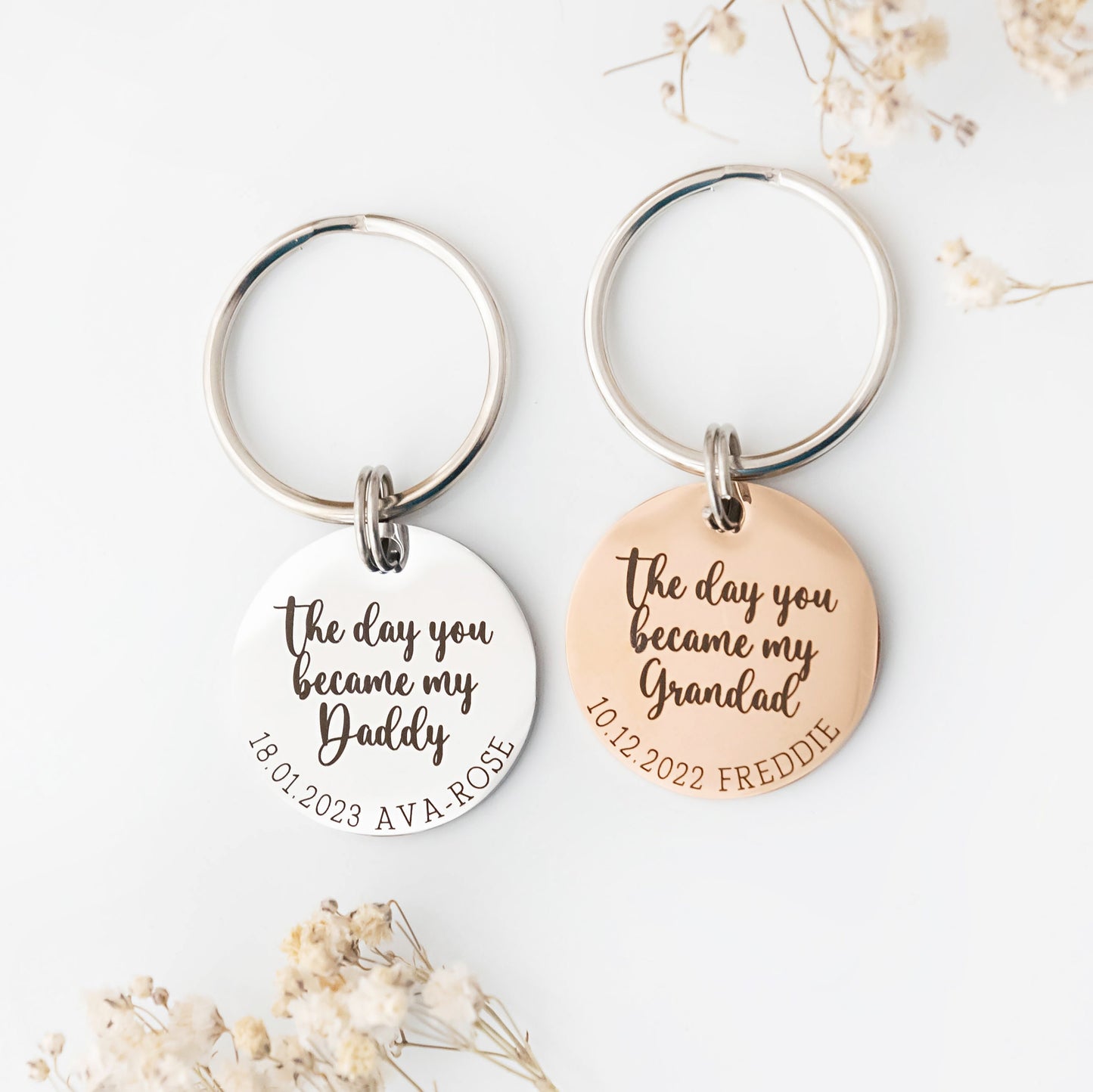 New Grandma Gift - New Grandma - New Grandma Gift - Gift for Grandma - Personalised Keyring - Gift for Grandma - From Grandchild