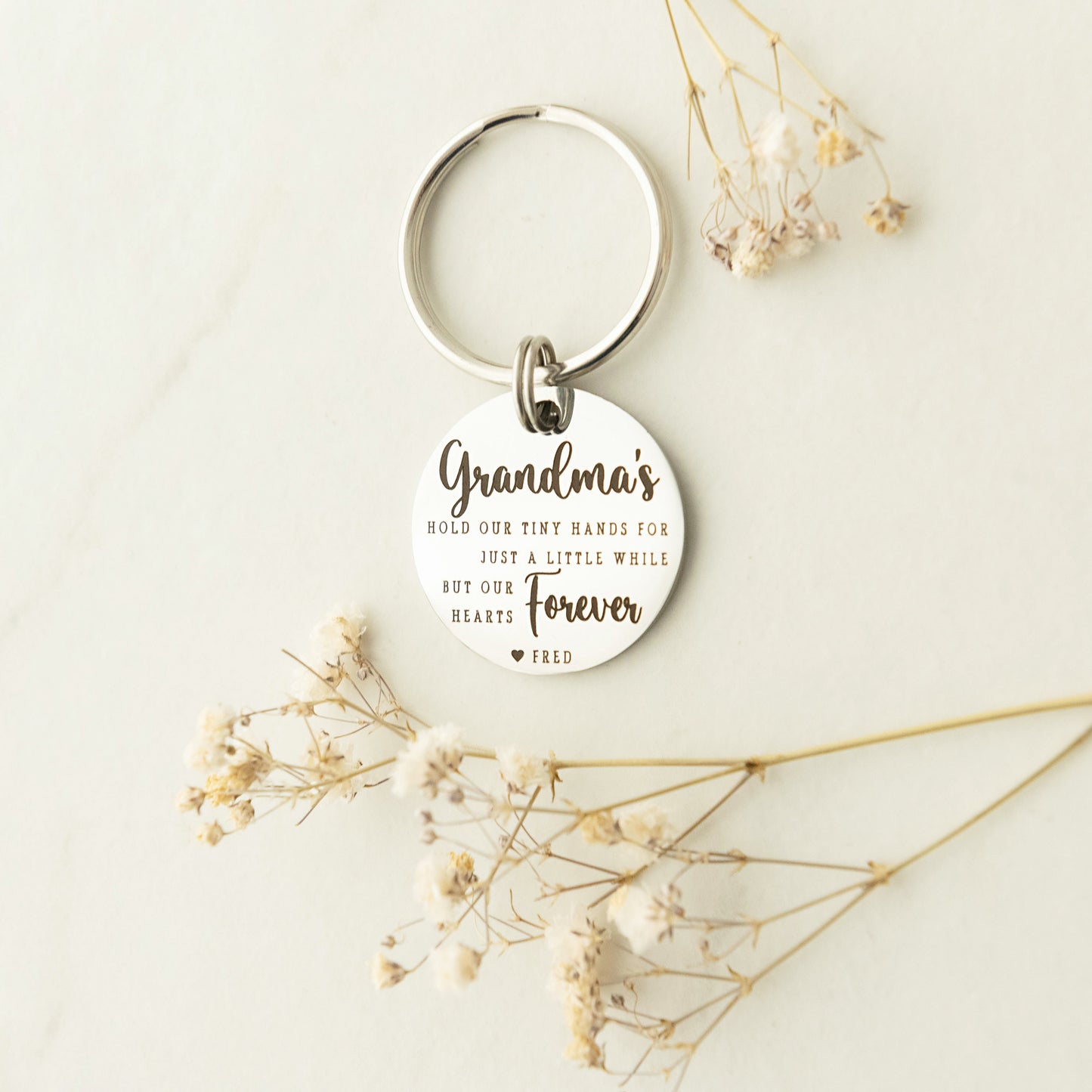 Grandma Keyring - Gift for Grandma - Gift for Nanny - Grandparent Gift - Nanny Gift - Personalised Keyring - Gift from Grandkids - Nana Gift