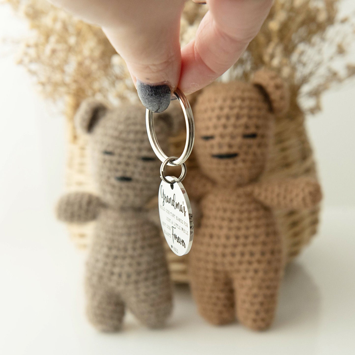 Grandma Keyring - Gift for Grandma - Gift for Nanny - Grandparent Gift - Nanny Gift - Personalised Keyring - Gift from Grandkids - Nana Gift