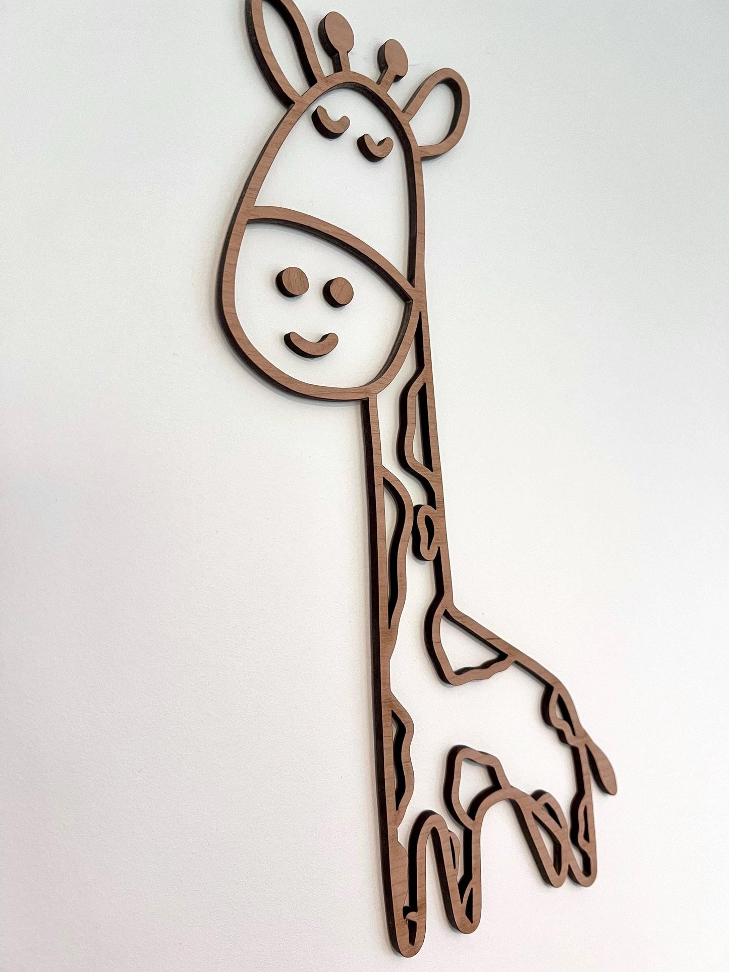 Safari Nursery Decor, Kids Bedroom, Set of 3 Animals Wall Art for Playroom Nursery Bedroom, Lion Monkey Giraffe, Wooden Sign for Nursery