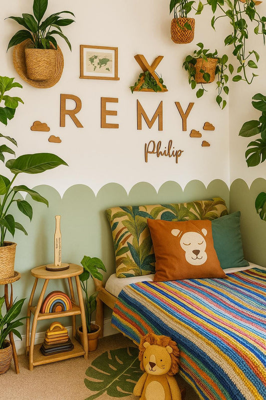 Personalized Wooden Name Sign | Nursery, Kids Room Decor