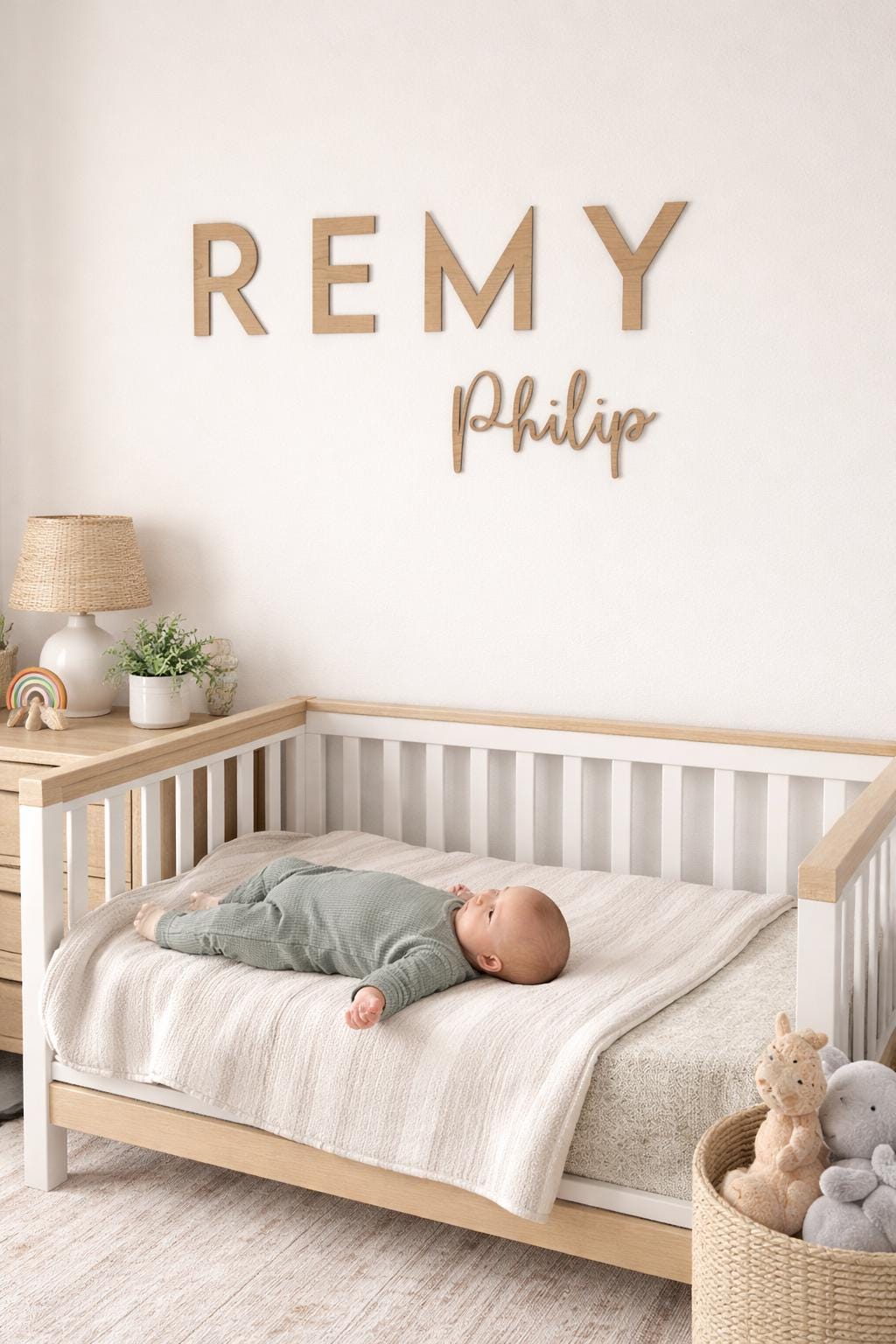 Personalized Wooden Name Sign | Nursery, Kids Room Decor