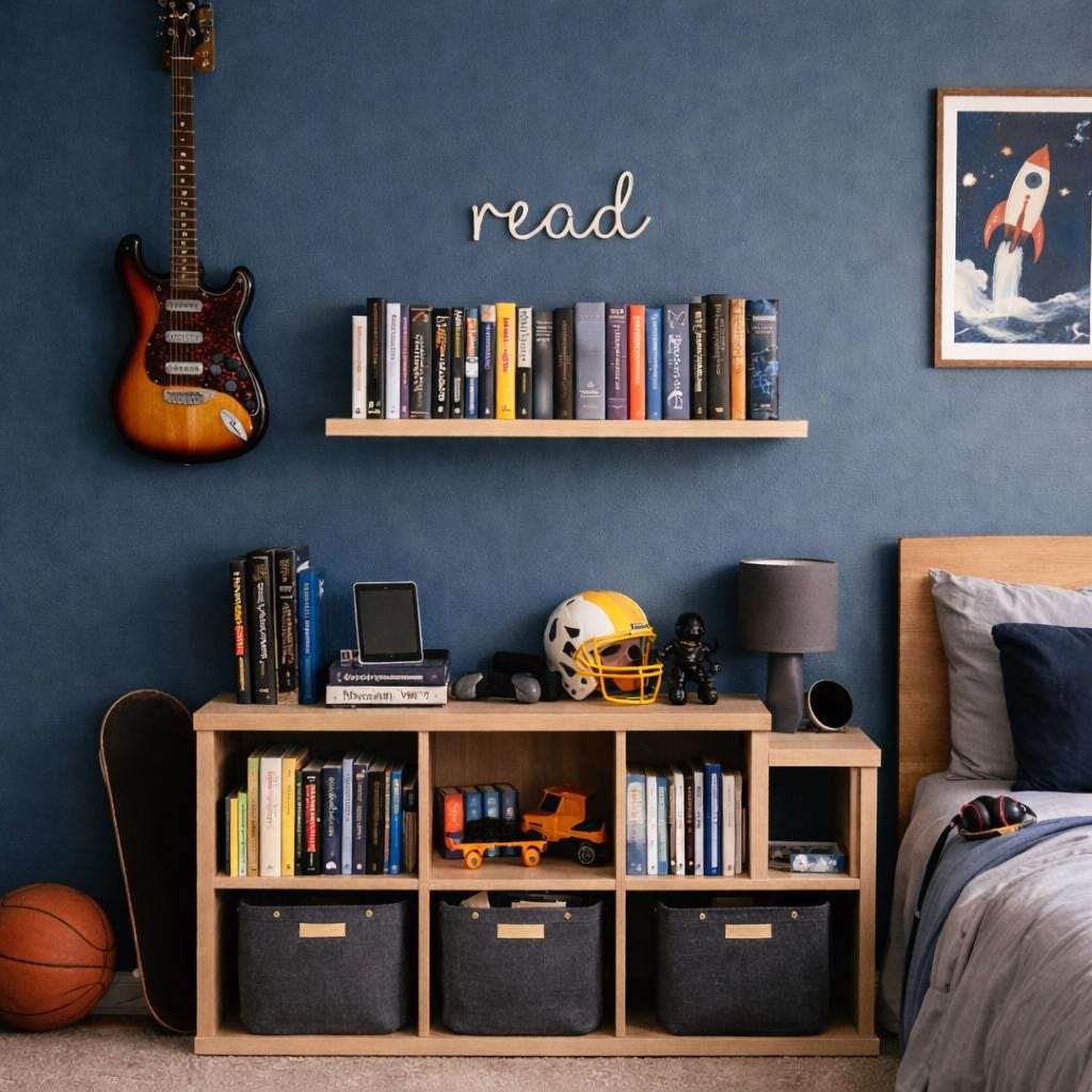 Wooden "Read" Script Sign – Montessori Nursery & Classroom Decor