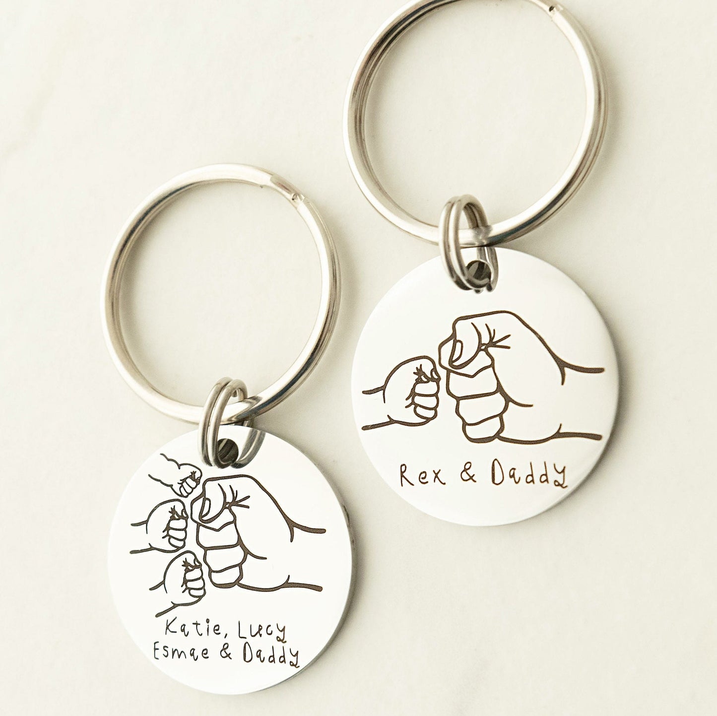 Fist Bump Keyring