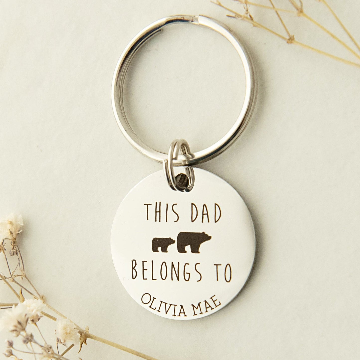 Daddy Bear Keyring