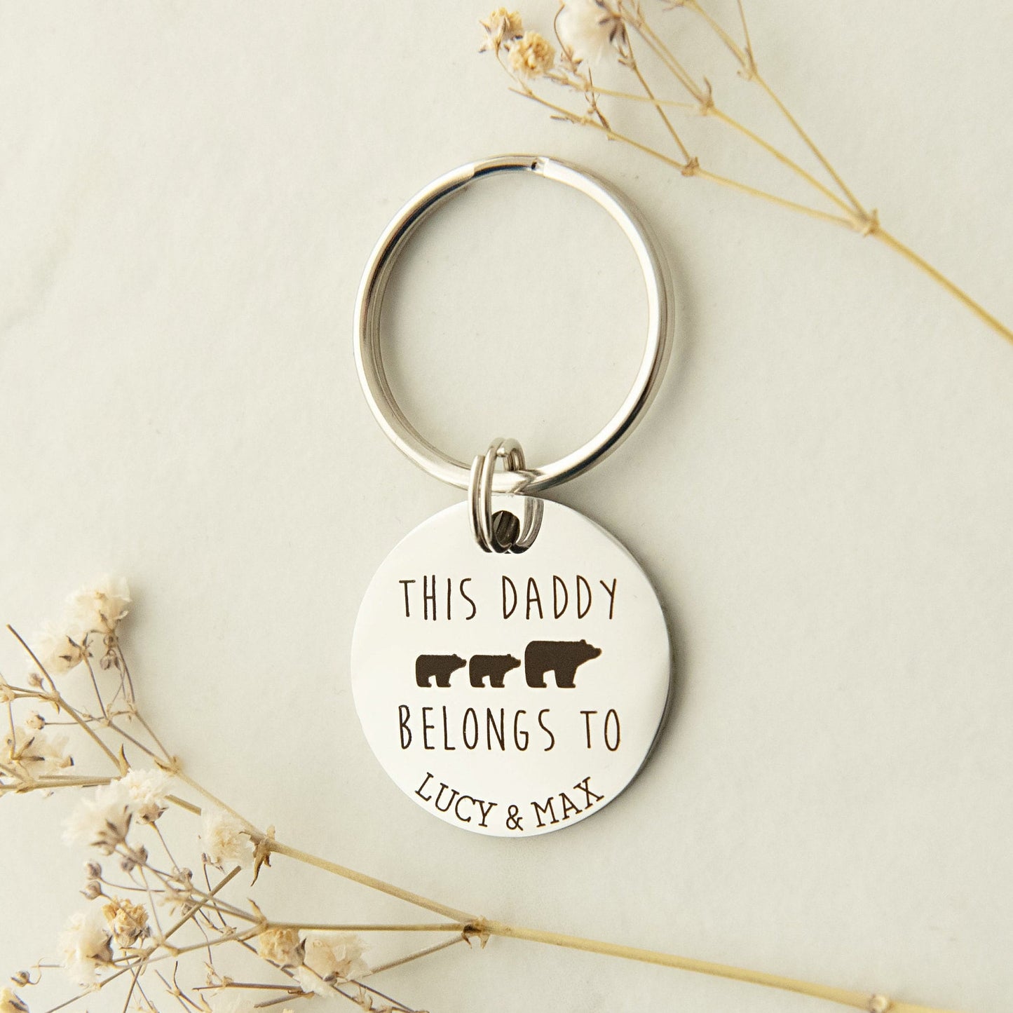 Daddy Bear Keyring