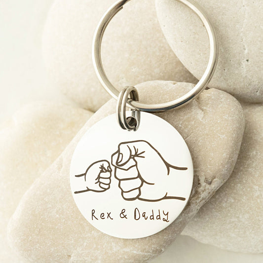 Fist Bump Keyring