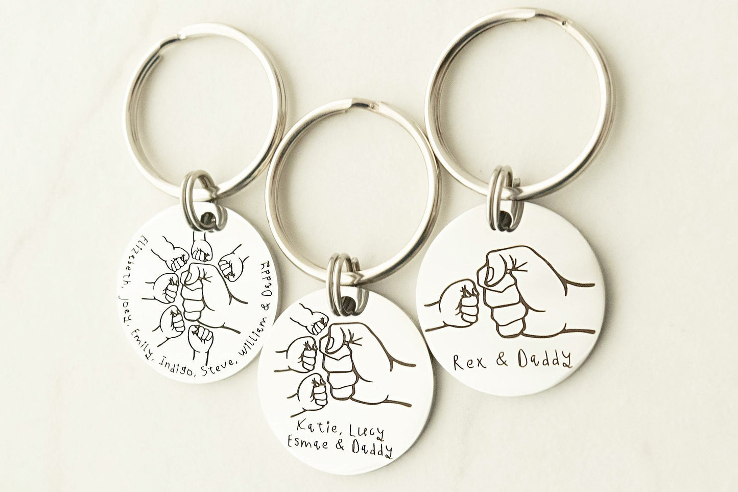 Fist Bump Keyring