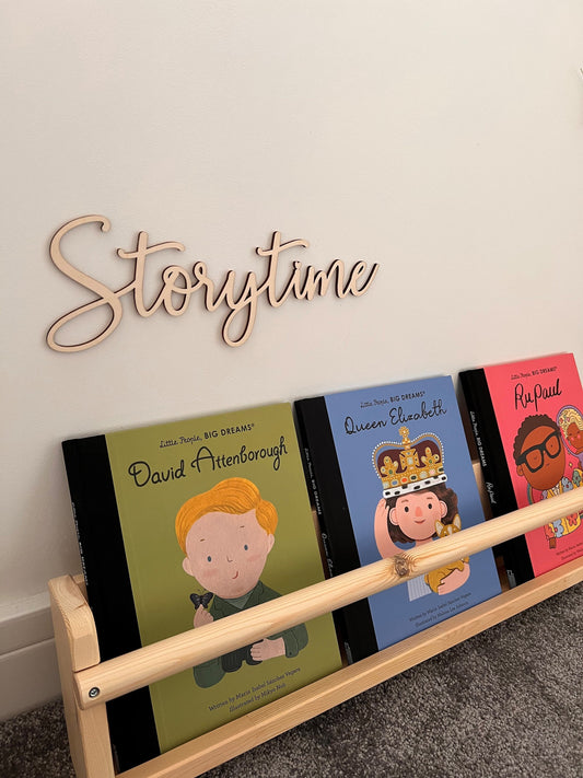 Storytime Sign - Reading Corner Sign - Wooden Sign for Nursery - Nursery Decor - Children's Bedroom - Gift for Baby - Home Decor - Baby Sign